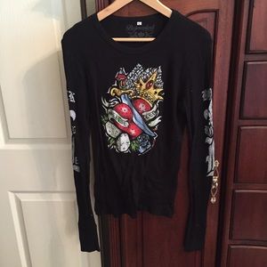 Bejeweled Thermal Tee