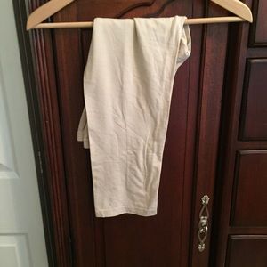 Splendid Bone Colored Cropped Legging