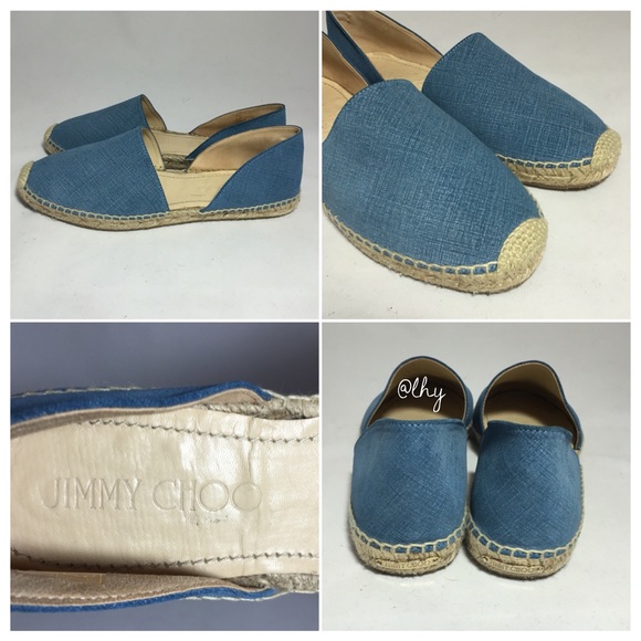 JIMMY CHOO DREYA D'ORSAY ESPADRILLE FLATS - Picture 3 of 4