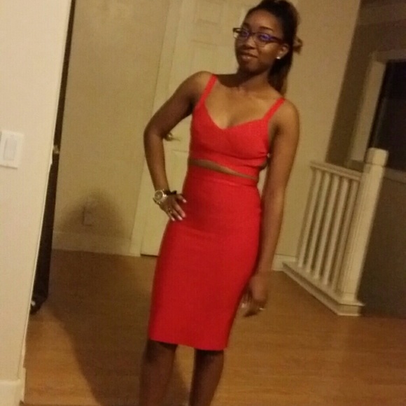 2 piece bandage dress