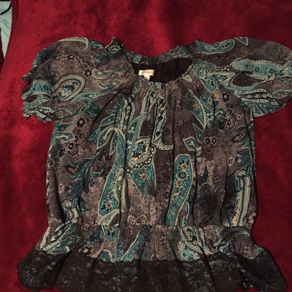 Dress Barn Tops - Paisley dress top