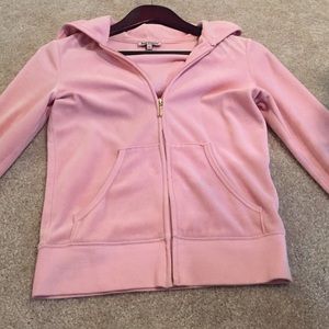 Juicy couture velvet hoodie jacket size-XS
