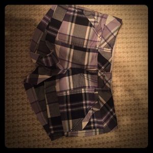 Plaid shorts - gently used