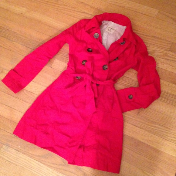 Old Navy Jackets & Blazers - Old Navy Red peacoat