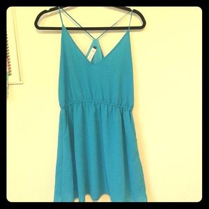 Sky blue dress with pockets