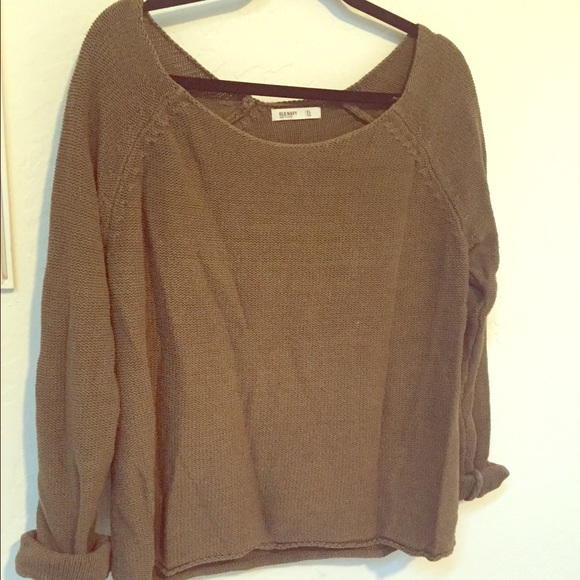 Olive green sweater