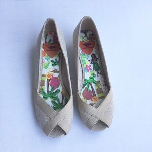 Rocket Dog Peep Toe Wedge