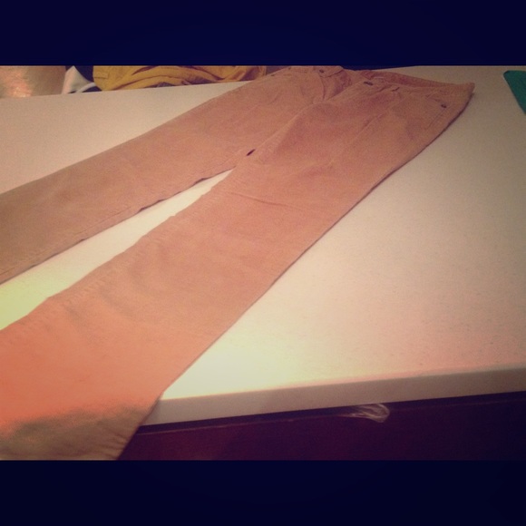 Loft Courdoroy tan pants