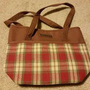 1/2 PRICE SALE!!! Longaberger Plaid Small Tote