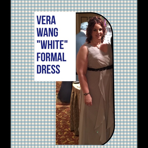 Vera Wang "White" Collection Formal Dress