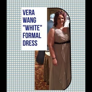 Vera Wang "White" Collection Formal Dress