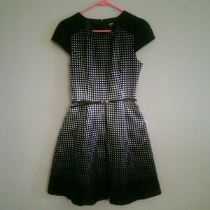 Gorgeous Black + White Polka Dot Dress - Oasis UK