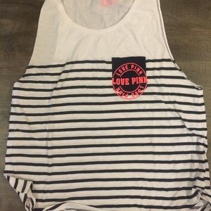 PINK striped Tee