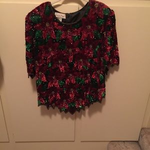 Beautiful sequined blouse