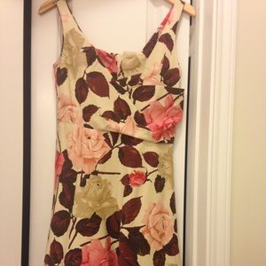 Talbots Petite tea length floral dress