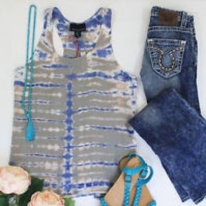 Cynthia Rowley Tie Dye Top