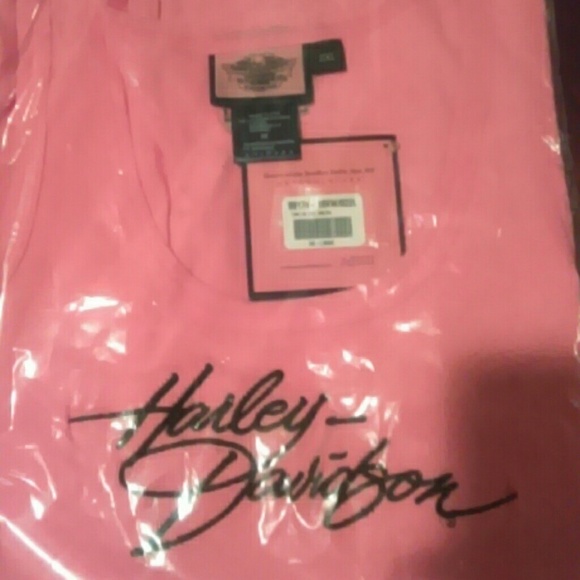 Harley Davidson pink tank top