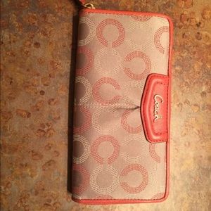 Coach Zip Around Wallet