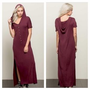 Marrakesh dress with hood