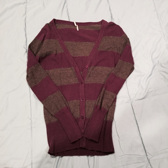 Striped cardigan
