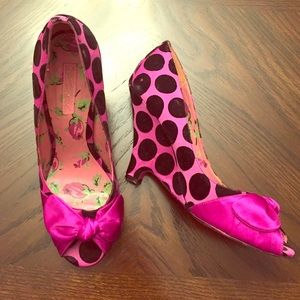 Betsey Johnson Polka Dot Heel