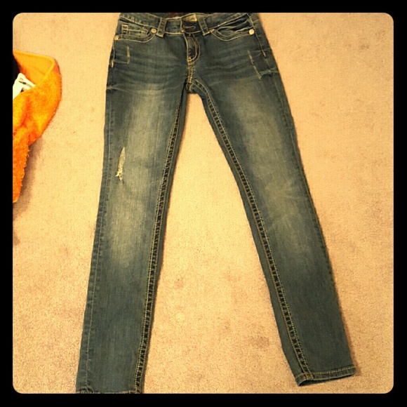 Distressed Seven jeans long length - Picture 1 of 4
