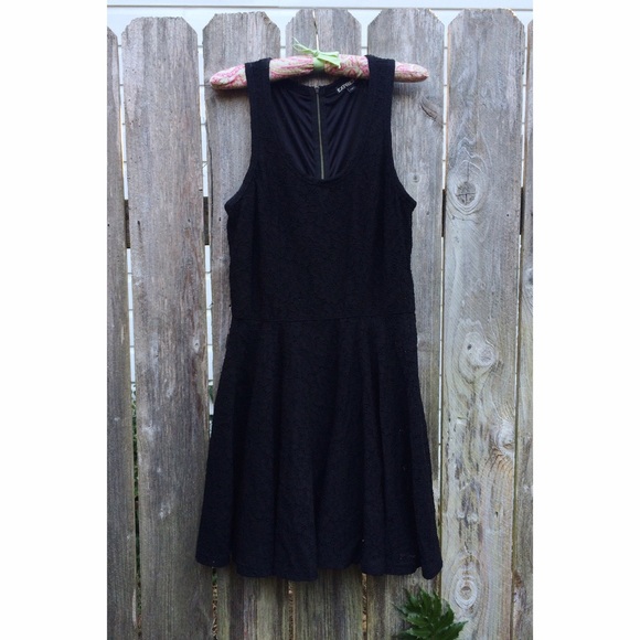 Skater Lace Dress from Express