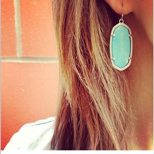 Brand new Kendra Scott Elle chalcedony earrings