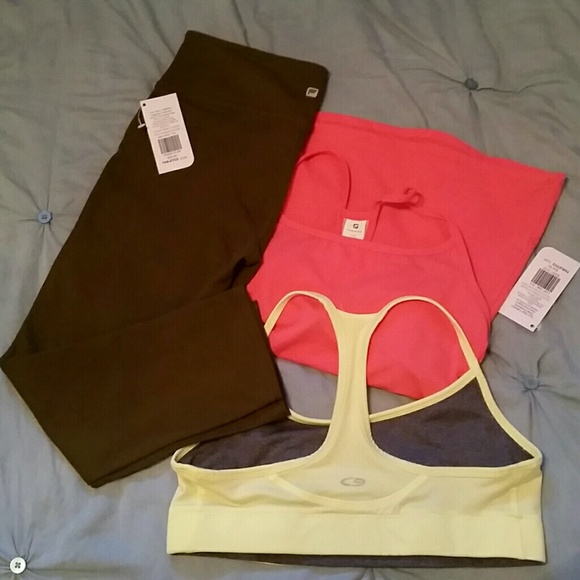 Yellow Sports Bra NWOT