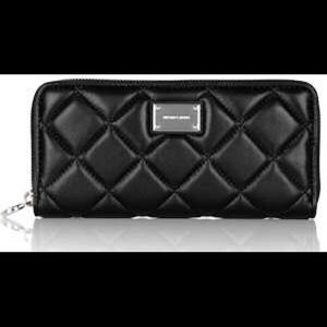 Michael Kors quilted leather wallet