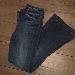 ❌SOLD❌GAP premium flare dark wash jeans