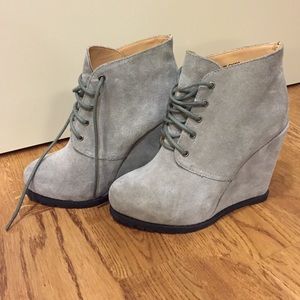 Urban Outfitters Grey Wedges