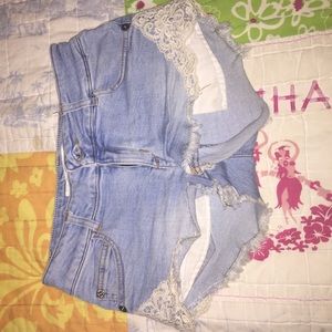 Brandy Melville Jean Shorts