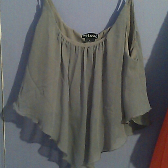 Cropped Grey Tank