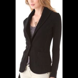 James Perse Shawl Collar Black Jacket