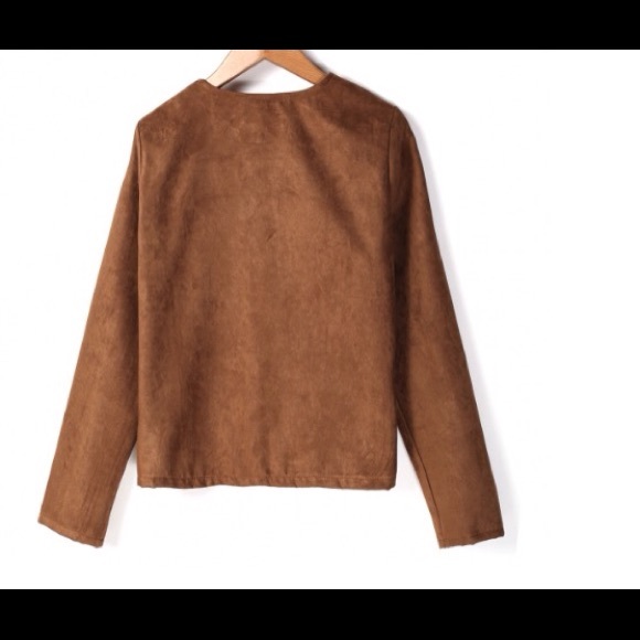 🌟HP🎉 Boutique TRENDY Boho Fringe Blazer Jacket - Picture 3 of 4