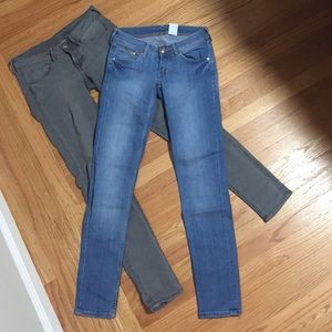 HM low rise skinny Jeans