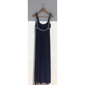 Blue maxi dress perfect for special occasions
