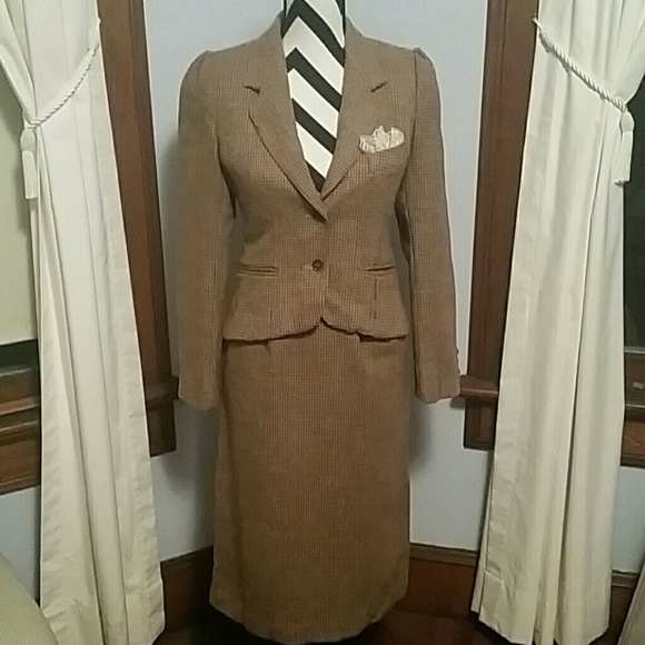 Stunning Vintage Wool Suit