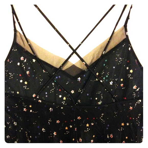 Black Satin Slip/Nightgown Large