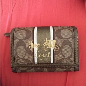 Coach leather wallet