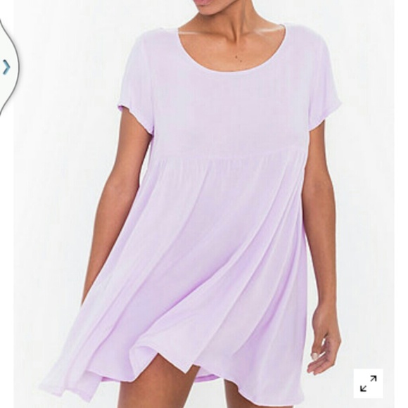 American apparel rayon babydoll dress