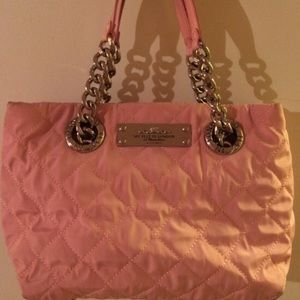 My Flat in London Purse, light pink & silver