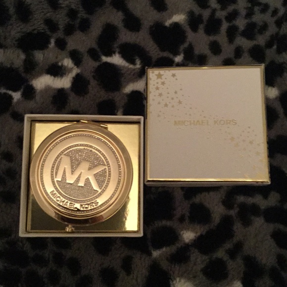 Michael Kors Gold Compact Mirror