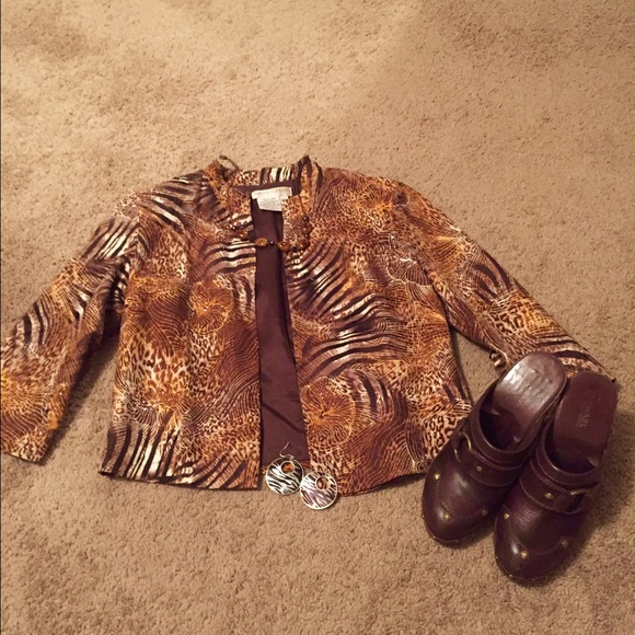 Animal Print Jacket