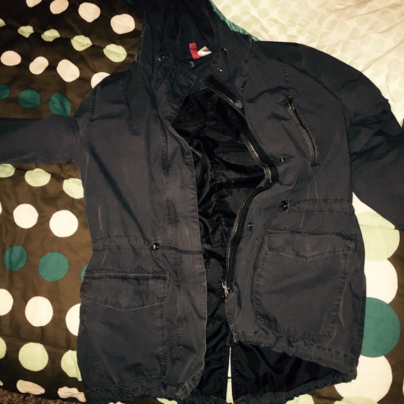 H&M jacket navy blue