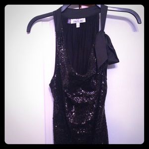 Jennifer Lopez sequin top.