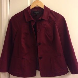 Talbots Petite cropped fitted jacket