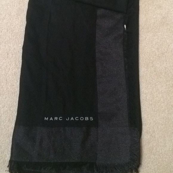 Marc Jacobs Black Scarf
