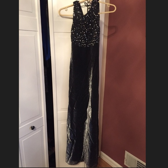 Shimmery evening gown